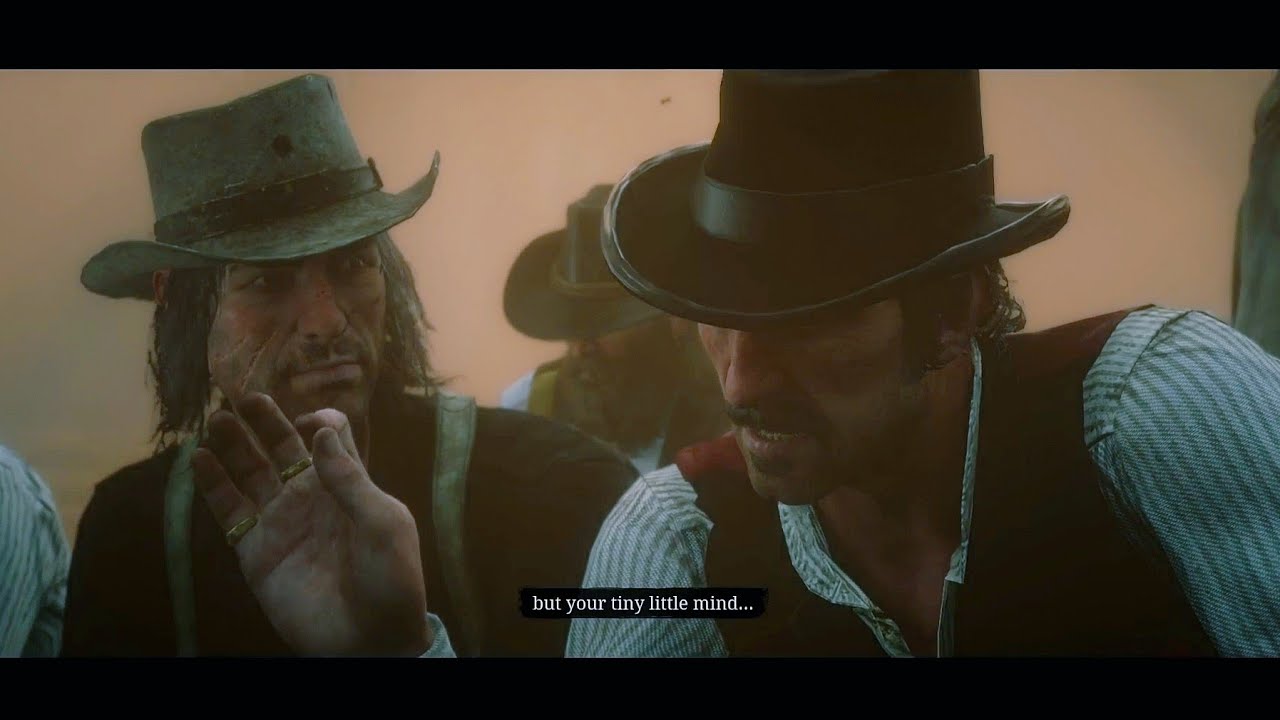I Love How Dutch ROASTS Bill In This Scene - RDR2 - YouTube