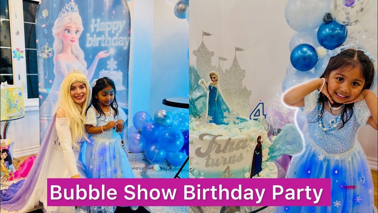 Bubble Show Birthday Party | Family Vlog in Canada 🇨🇦 