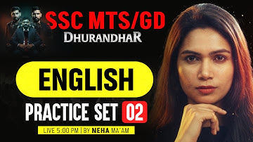 SSC GD English Practice Set | SSC GD English Classes 2026 | SSC MTS English Practice Set Neha Ma