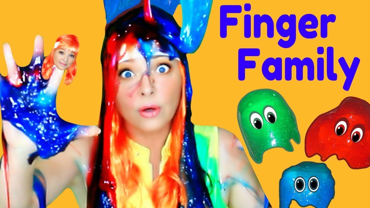 ⁣Finger Family Halloween Song | Scary Nursery Rhymes | Slime Monster Song for Kids