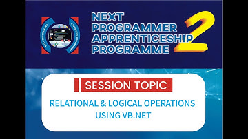 Relational & Logical Operations in Programming using VB.net- Kobina Ebo Yankson
