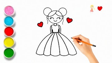 HOW TO DRAW A PRINCESS - HOW TO DRAW A GIRL EASY STEP BY STEP 