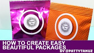 HOW TO CREATE EASY PACKAGES WITH  RINEA FOILS!!!!