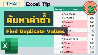 [THAI] Excel Tip: ค้นหาค่าซ้ำใน Excel | Find Duplicate Values