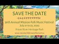 Mission folk music festival promo