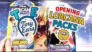 Opening Lorcana Reign of Jafar Illumineer’s Trove! Inklands, Floodborn & Reign of Jafar Packs!