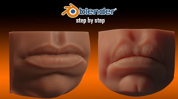 How to sculpt Lips in Blender Tutorial