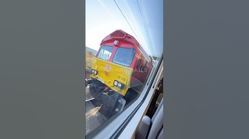 Chasing a Class 66 LOCOMOTIVE in CARDIFF! Overtaking Race! 💨 #Trains #Locomotive #freight