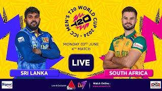 🔴 LIVE | #T20WorldCup | 4th Match | Sri Lanka vs South Africa | Sirasa TV