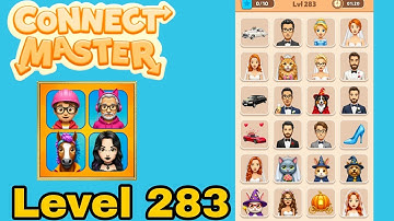 Connect master match puzzle level 283 solution walkthrough 