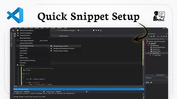 OpenCV-snippets installeren in Visual Studio Code