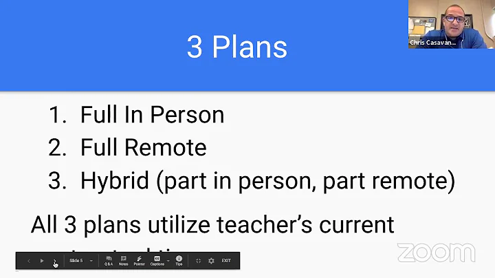 NRSD Parent Forum for School Reopening