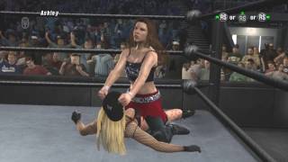 SmackDown vs Raw 2008 - Ashley vs Mickie James