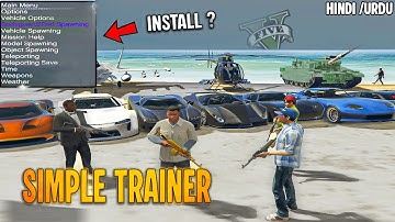 How to install Simple Trainer en GTA 5(2025)hindi/Urdu