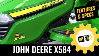 John Deere X584 Riding Lawn Mower