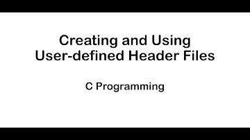 Creating and Using your own Headers Files || C Programming