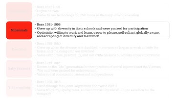 Millennials in the Workforce - Training & Development Lecture 1 Part 6