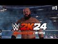 Wwe 2k24 ma carriere  mon ascension  my rise undisputed episode 1