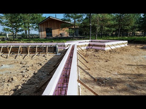 Video: Pagrindų statymas putplasčio blokelių namams