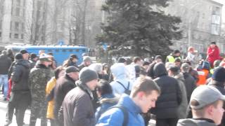 Майдан в Донецке 23 февраля 2014