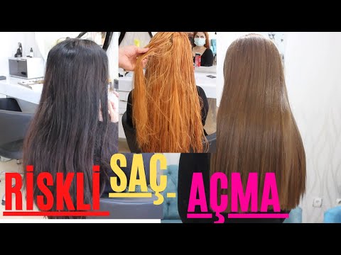 Video: Koyu Saçlar Turuncuya Dönmeden Nasıl Açılır (Resimli)