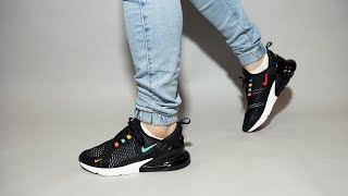 nike air max 270 black and multicolor