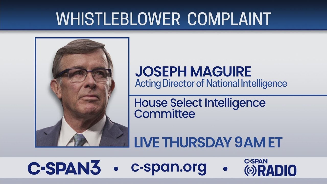 LIVE: Acting DNI testifies on whistleblower complaint before House Intelligence Cmte