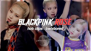 blackpink rosé hot clips | twixtored editing scenepack - celestesmoon