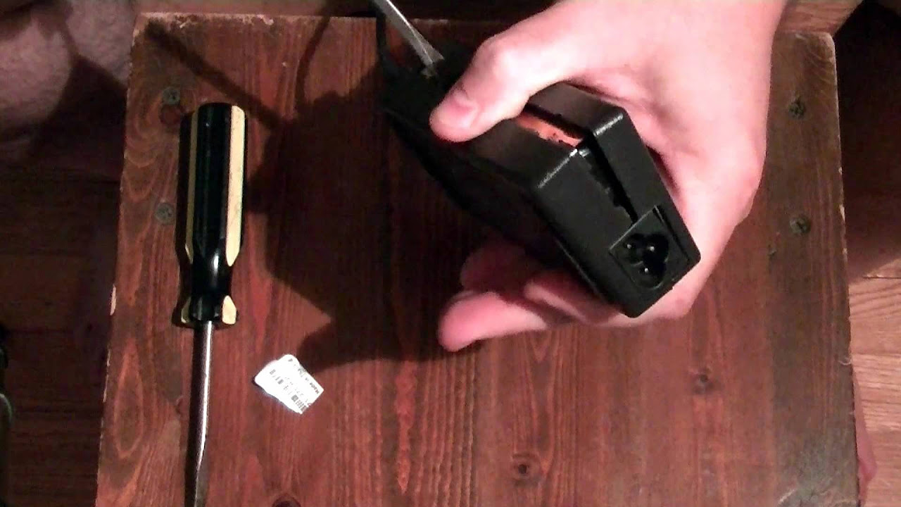 How to Open a Dell AC Laptop Adapter  for real