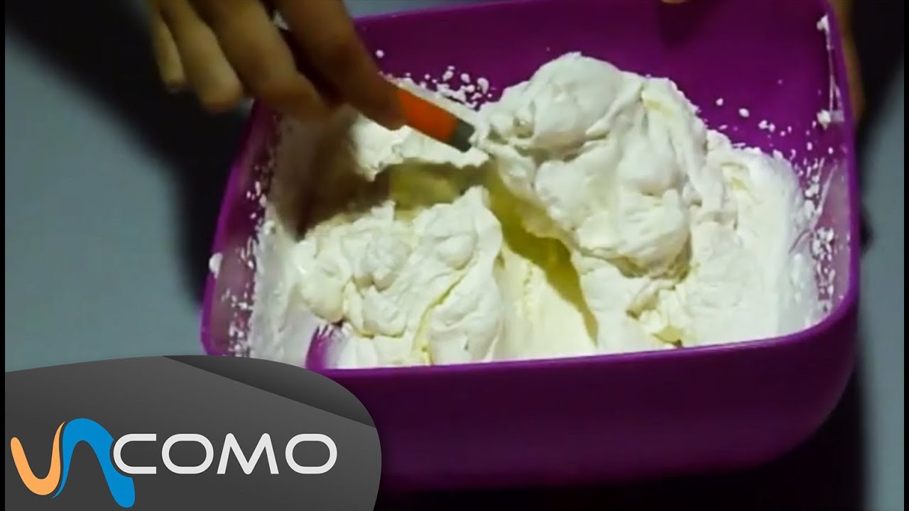 Cómo hacer CREMA CHANTILLY - Receta de crema chantilly CASERA - YouTube
