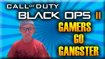 COD BO2: GAMERS GO GANGSTER!! HARDCORE FLASHBANG TROLLING! ( Black Ops 2 Rage Reactions )