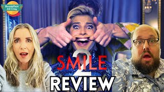 Smile 2 Movie Review With William Bibbiani Naomi Scott Lukas Gage