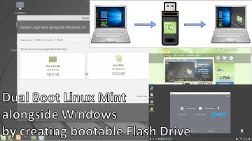 Dual Boot Linux Mint with Windows 10  using Bootable Pen Drive