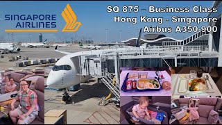 Singapore Airlines Business Class (Nov 2023) - Hong Kong to Singapore (SQ 875) - A350-900