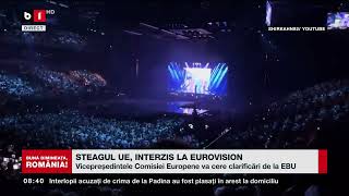 STEAGUL UE, INTERZIS LA EUROVISION_Știri B1TV_14 mai 2024