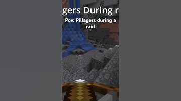 POV Pillagers during a raid #minecraft #funny #minecraftjava #minecraftmeme #video #minecraft #short