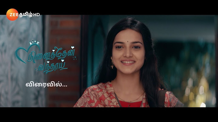 Ninaithen Vandhai(நினைத்தேன் வந்தாய்) | Launch Promo | Coming Soon | Zee Tamil