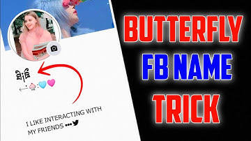 Facebook butterfly name account | Facebook stylish name id kaise banaye