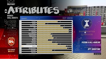 NBA 2K19 Attribute Update Sharpshooting Playmaker 94 Overall Double Takeover  + Signature Styles!