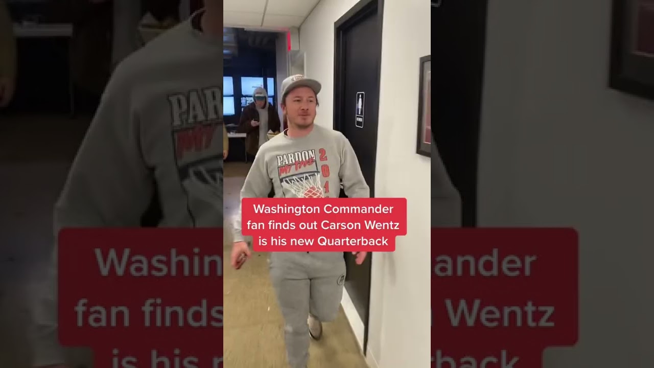 PFT Reaction To Finding Out Carson Wentz Was A Commander