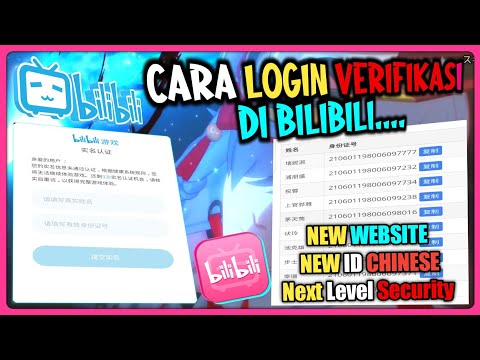 How to Login Verification ID Chinese Citizen in Menu Game BiliBili Full Tutorial #T24