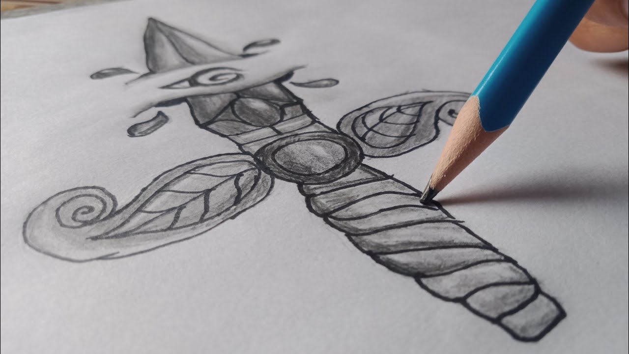 Easy knife Tatoo Drawing | Knife drawing | Knife Tatoo Drawing | Cool knife Tatoo Drawing tutorial