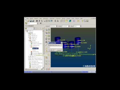 Connector Modeling in ABAQUS-CAE