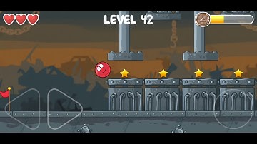 Red ball 4 - Box Factory level 41-45 BOSS GAMEPLAY