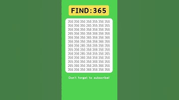 Find odd numbers - 365 - #odd #quiz #braintest