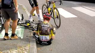 How Jonas Vingegaard Crashed out of Tour de France 2026 Stage 15