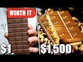$1 Chocolate Vs $1500 Chocolate