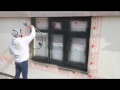 HPS painting a PVC window