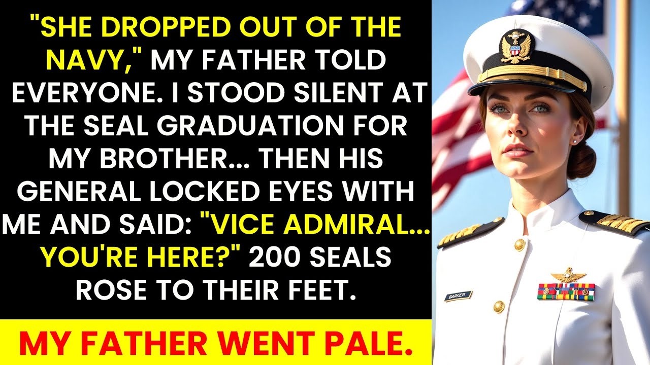My Dad Insulted Me At My Brother’s SEAL Ceremony — Then His General Said “Vice Admiral”