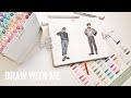 🖍️ draw with me // trying out the Arrtx ALP markers